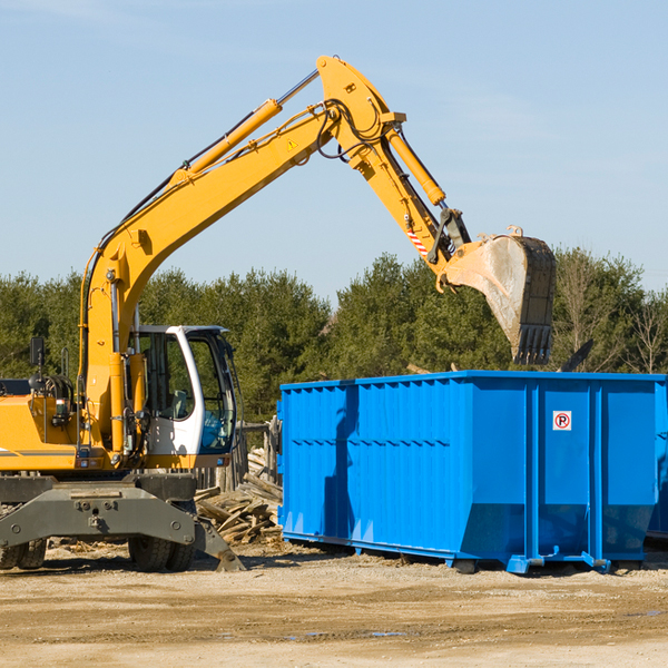 are there any restrictions on where a residential dumpster can be placed in Pinson TN